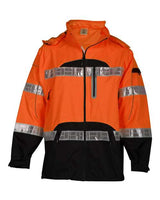 Kishigo Unisex Premium Black Series® Rainwear Jacket - Kishigo RWJ106 - 107 Orange S/M