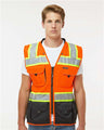 Kishigo Unisex Premium Black Series® Surveyors Vest - Kishigo S5002 - 5003 Orange S