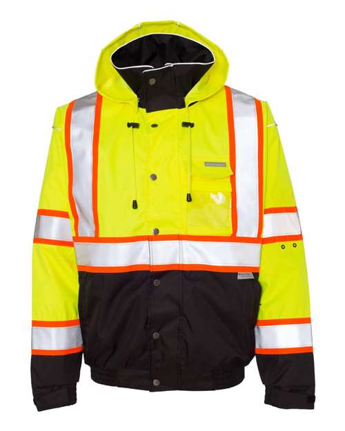 Kishigo Unisex Premium Brilliant Series® Bomber Jacket - Kishigo JS119 - 120 Lime M