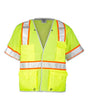 Kishigo Unisex Premium Brilliant Series® Breakaway Class 3 Vest - Kishigo 1552B Lime M