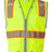 Kishigo Unisex Premium Brilliant Series® Heavy - Duty Class 2 Vest - Kishigo 1510 - 1511 Lime S