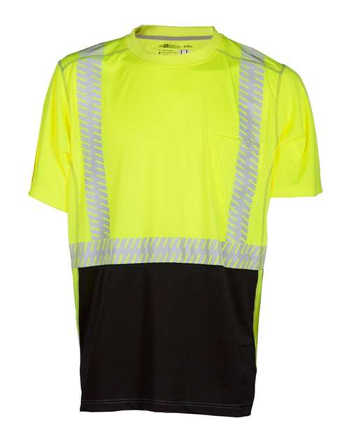 Kishigo Unisex Premium Brilliant Series® High Performance Class 2 T-Shirt - Kishigo 9160 - 9161 Lime M