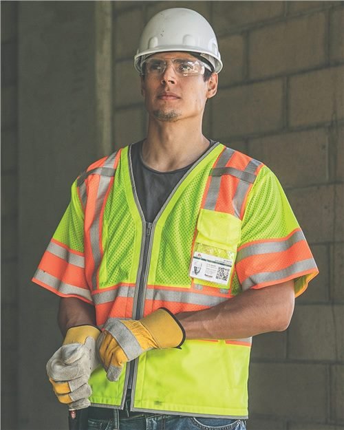 Kishigo Unisex Premium Brilliant Series® Ultimate Reflective Class 3 Vest - Kishigo 1573 - 1574 Lime M