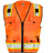Kishigo Unisex Professional Surveyors Vest - Kishigo S5000 - 5001 Orange S