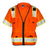Kishigo Unisex Professional Surveyors Vest - Kishigo S5010 - 5011 Orange M