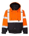 Kishigo Unisex Ripstop Bomber Jacket - Kishigo JS130 - 132 Orange/ Black M