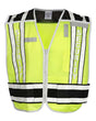 Kishigo Unisex Security Vest - Kishigo 4007BZ Lime/ Black M/XL