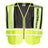 Kishigo Unisex Security Vest - Kishigo 8055BZ Lime/ Black M/XL