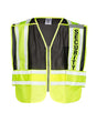 Kishigo Unisex Security Vest - Kishigo 8055BZ Lime/ Black M/XL