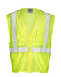 Kishigo Unisex Self Extinguishing Mesh Vest - Kishigo FM419 - 420 Lime M