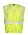 Kishigo Unisex Self Extinguishing Mesh Vest - Kishigo FM419 - 420 Lime M