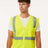 Kishigo Unisex Single Pocket Zipper Mesh Vest - Kishigo 1089 - 1090 Lime M