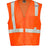 Kishigo Unisex Single Pocket Zipper Mesh Vest - Kishigo 1089 - 1090 Orange M