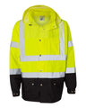 Kishigo Unisex Storm Cover Waterproof Rain Jacket - Kishigo RWJ102 - 103 Lime S/M