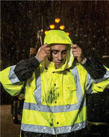 Kishigo Unisex Storm Cover Waterproof Rain Jacket - Kishigo RWJ102 - 103 Lime S/M