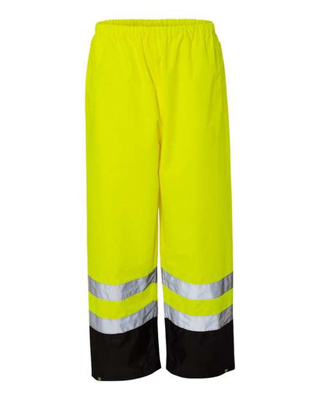 Kishigo Unisex Storm Cover Waterproof Rain Pants - Kishigo RWP102 - 103 Lime S/M