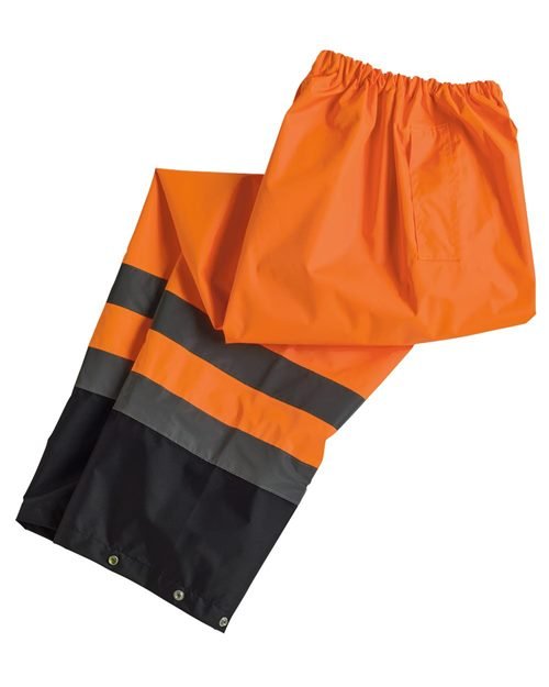 Kishigo Unisex Storm Cover Waterproof Rain Pants - Kishigo RWP102 - 103 Lime S/M