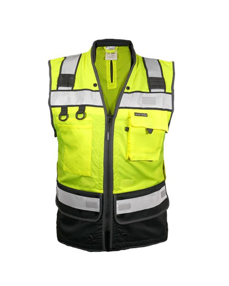 Kishigo Unisex Tool Tethering Class 2 Vest - Kishigo 1820 Lime M