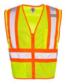Kishigo Unisex Ultra - Cool™ Contrasting Mesh Vest - Kishigo 1055 - 1056 Lime S