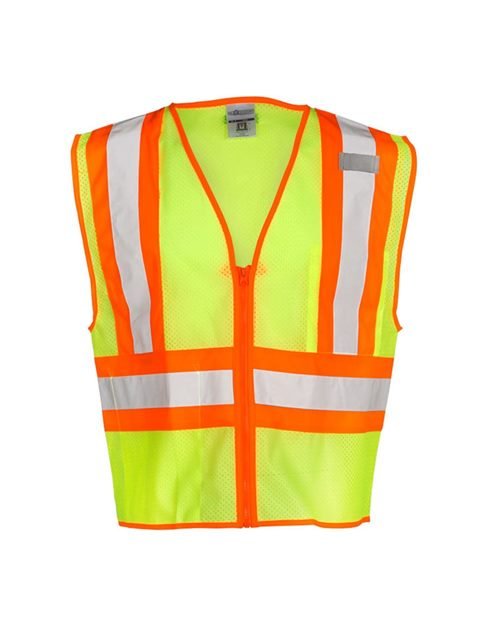 Kishigo Unisex Ultra - Cool™ Contrasting Mesh Vest - Kishigo 1055 - 1056 Lime S