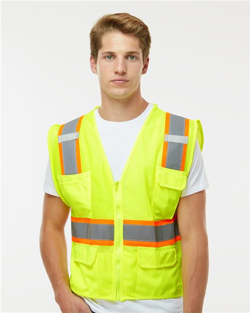 Kishigo Unisex Ultra - Cool™ Multi - Pocket Vest - Kishigo 1195 - 1196 Lime S
