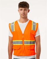 Kishigo Unisex Ultra - Cool™ Multi - Pocket Vest - Kishigo 1195 - 1196 Orange S