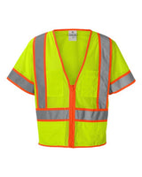 Kishigo Unisex Ultra - Cool™ Six - Pocket Mesh Surveyor’s Vest - Kishigo 1242 - 1243 Lime S