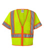 Kishigo Unisex Ultra - Cool™ Six - Pocket Mesh Surveyor’s Vest - Kishigo 1242 - 1243 Lime S