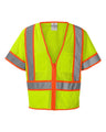 Kishigo Unisex Ultra - Cool™ Six - Pocket Mesh Surveyor’s Vest - Kishigo 1242 - 1243 Lime S