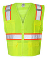 Kishigo Unisex Ultra - Cool™ Solid Front Vest with Mesh Back - Kishigo 1163 - 1164 Lime S