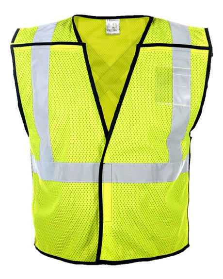 Kishigo Unisex X - Back Breakaway Vest - Kishigo 1805 - 1806 Lime S/M