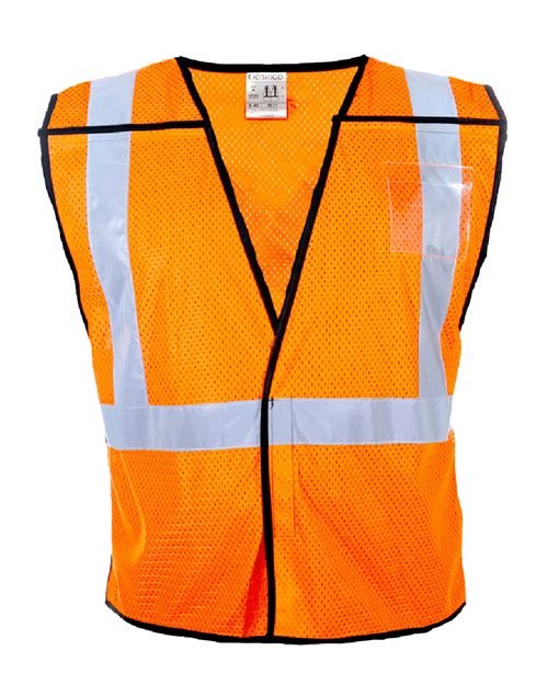 Kishigo Unisex X - Back Breakaway Vest - Kishigo 1805 - 1806 Lime S/M