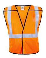 Kishigo Unisex X - Back Breakaway Vest - Kishigo 1805 - 1806 Lime S/M