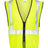 Kishigo Unisex Zippered Mesh Economy Class 2 Vest - Kishigo 1547 - 1548 Lime S/M