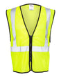 Kishigo Unisex Zippered Mesh Economy Class 2 Vest - Kishigo 1547 - 1548 Lime S/M