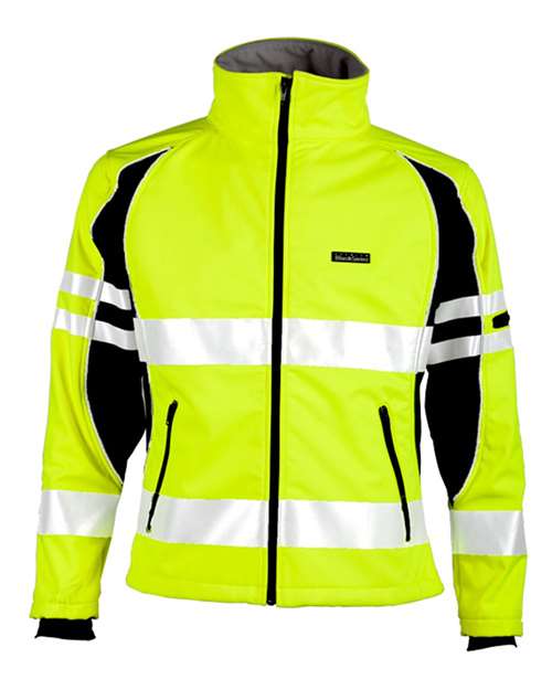 Kishigo Women's Premium Black Series® Soft Shell Jacket - Kishigo JS144 Lime S
