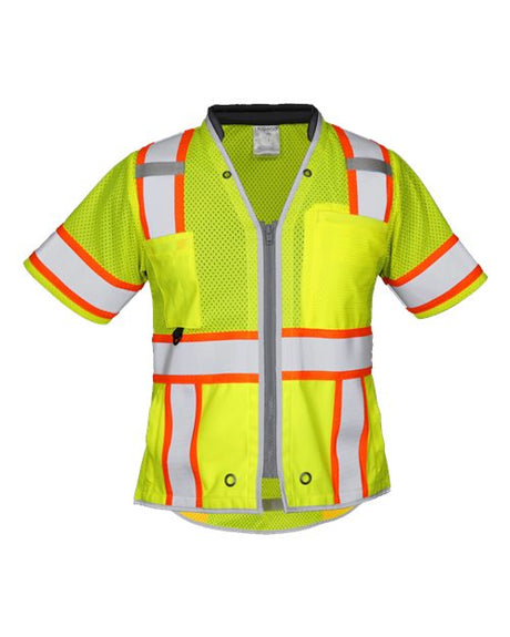 Kishigo Women's Premium Brilliant Series® Class 3 Vest - Kishigo 1822 Lime S/M