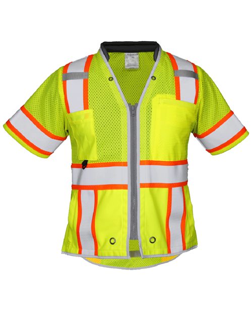 Kishigo Women's Premium Brilliant Series® Class 3 Vest - Kishigo 1822 Lime S/M
