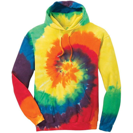 Koloa Surf Men's Rainbow Tie - Dye Hooded Sweatshirts Tie - Dye Rainbow Small Sweatshirts