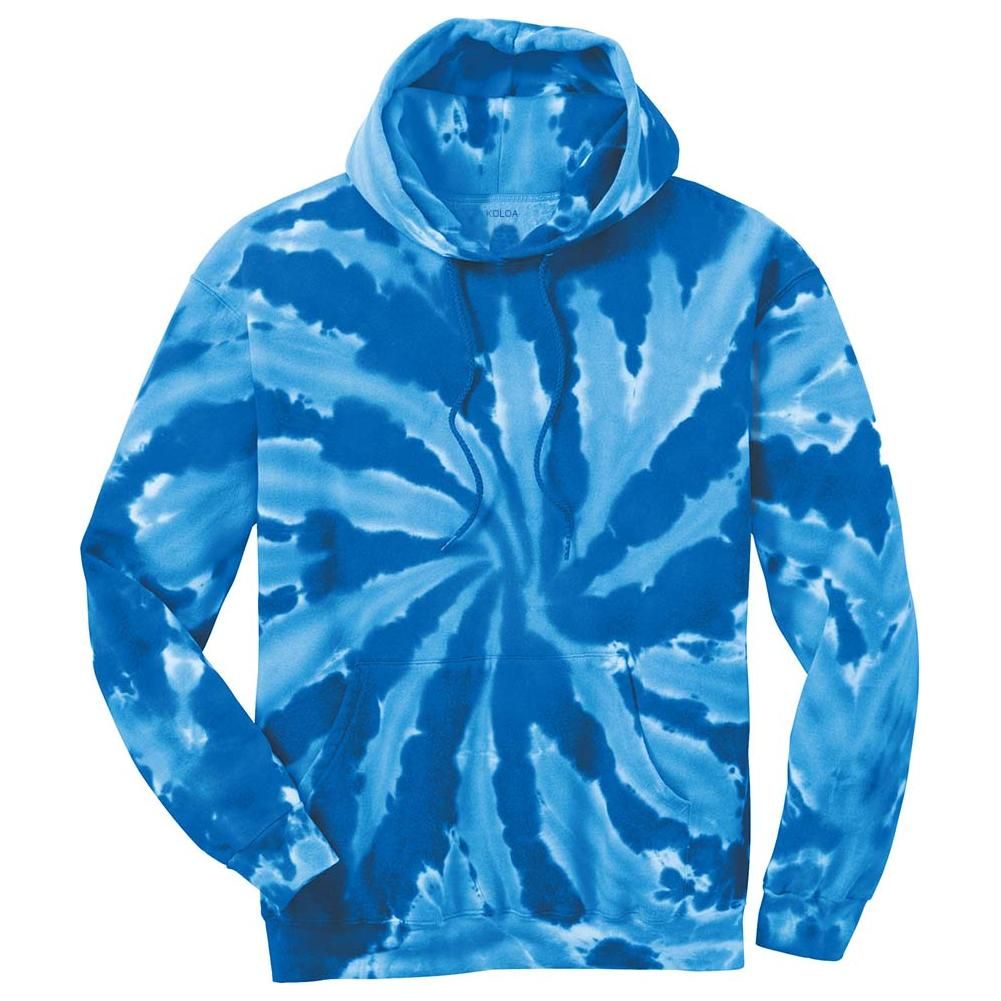 Koloa Surf Men's Rainbow Tie - Dye Hooded Sweatshirts Tie - Dye Rainbow Small Sweatshirts