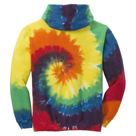 Koloa Surf Men's Rainbow Tie - Dye Hooded Sweatshirts Tie - Dye Rainbow Small Sweatshirts
