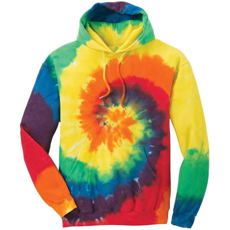 Koloa Surf Men's Rainbow Tie - Dye Hooded Sweatshirts Tie - Dye Rainbow Small Sweatshirts