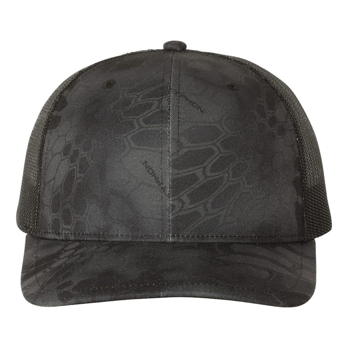 Richardson Printed Trucker Cap - Richardson 112P Caps Richardson Kryptek Typhon/ Black Adjustable