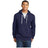 Lace Up Pullover Hooded Sweatshirt True Navy XS Sweatshirts