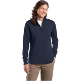 Ladies 1/4 - Zip Sweatshirt X - Large True Navy Zip Hoodies