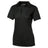 Ladies Active Textured Polo Black X - Small Women's
