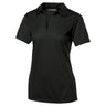 Ladies Active Textured Polo Black X - Small Women's