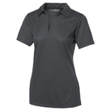 Ladies Active Textured Polo Iron Grey X - Small Women's