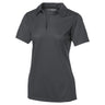 Ladies Active Textured Polo Iron Grey X - Small Women's