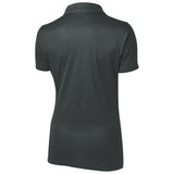 Ladies Active Textured Polo Iron Grey X - Small Women's